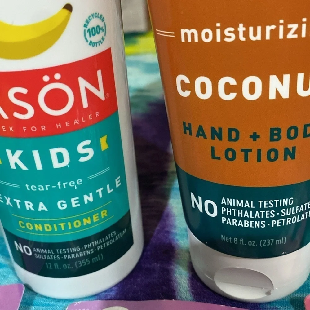 Jason Hair & Body Bundle Coconut Lotion Hair Accessories Kid’s Conditioner